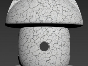 japan lamp clay - koalin 3D 모델