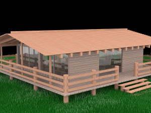 Hawaii Hause 3Dモデル