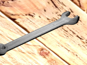 Spanner 6mm-32mm 10mm spanner vs nomber 3D Модель