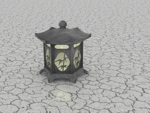Japan Wall Lamp 3D 모델