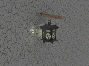 Japan Wall Lamp 3D Model