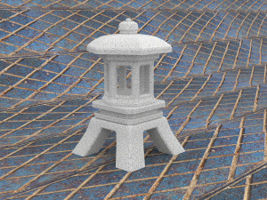 Japanese garden lantern 3Dモデル