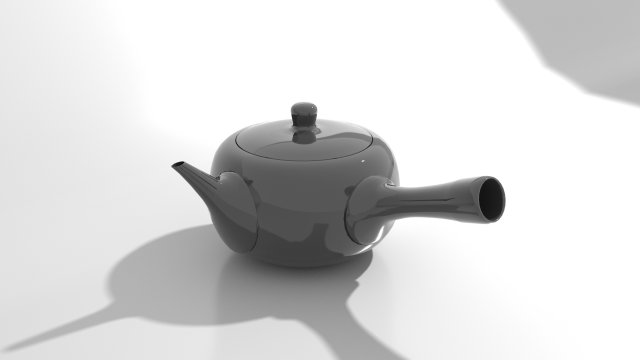 Japan Kettle Model 3D .c4d .max .obj .3ds .fbx .stl .blend 