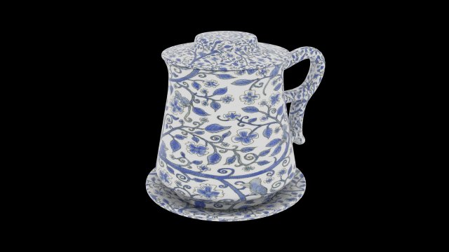 Japan Cup 3D Model .c4d .max .obj .3ds .fbx .stl .blend 