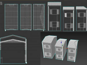 Italian hause 3 in 1 3D Model
