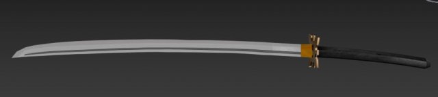 katana 3D Model .c4d .max .obj .3ds .fbx .stl .blend 