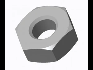 नट बोल्ट और पेंच 3D मॉडल