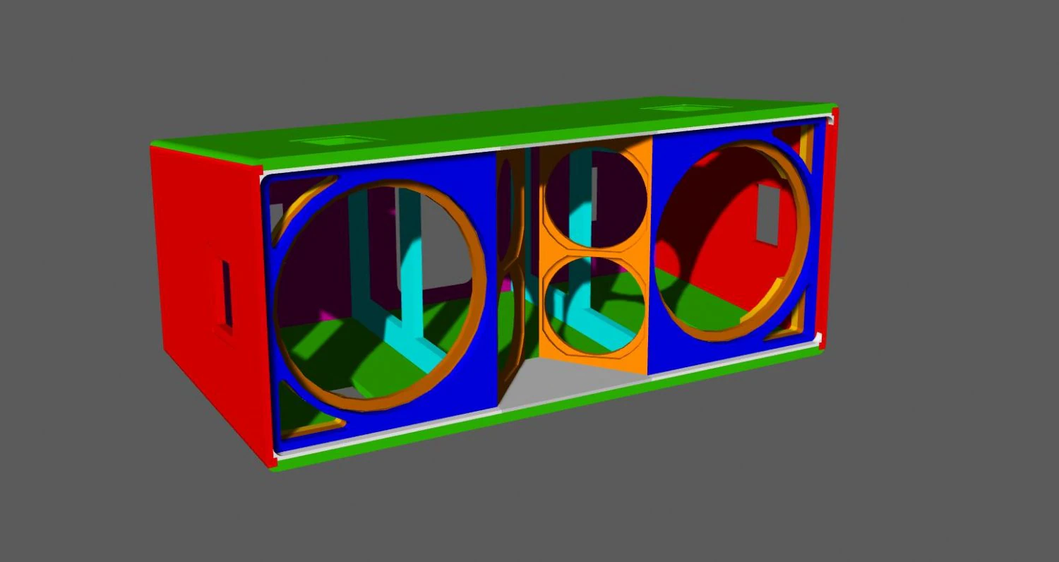 jbl vertec vt4889 cabinet 3D Model .c4d .max .obj .3ds .fbx .stl .blend