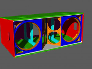 jbl vertec vt4889 kabini 3D Model