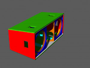 jbl vertec vt4889 cabinet 3D Model