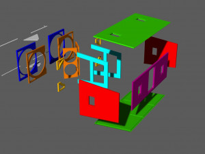 jbl vertec vt4889 cabinet Modèle 3D