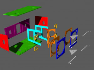 jbl vertec vt4889 cabinet 3D Model