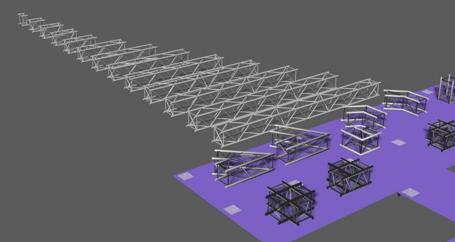 prolyte h40v square trusses Model 3D .c4d .max .obj .3ds .fbx .stl .blend 