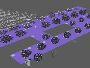 prolyte h40v square trusses 3D Model