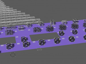 prolyte h40v square trusses Model 3D