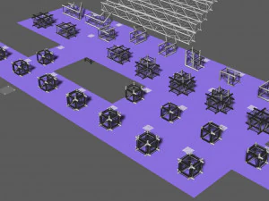prolyte h40v square trusses 3D Model