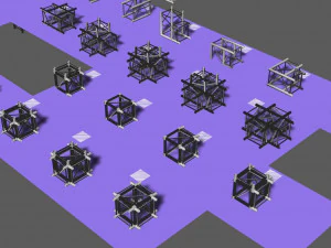 prolyte h40v square trusses 3D Model
