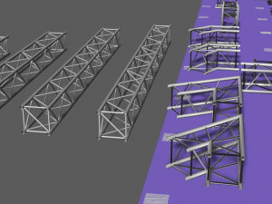 prolyte h40v square trusses Model 3D