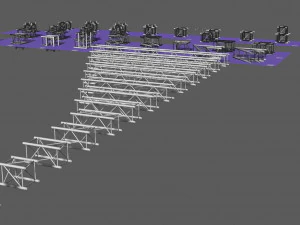 prolyte h40v square trusses 3D Model