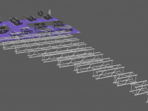 prolyte h40v square trusses 3D Model