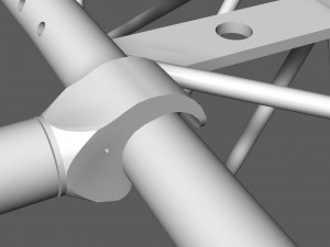 prolyte arc roof 6x4m Model 3D
