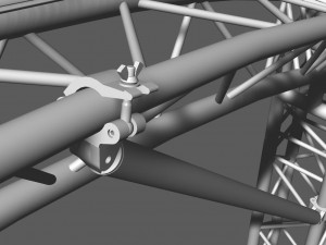 prolyte arc roof 6x4m Model 3D