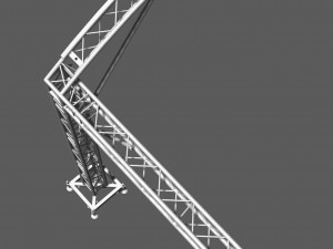 prolyte arc roof 6x4m Model 3D