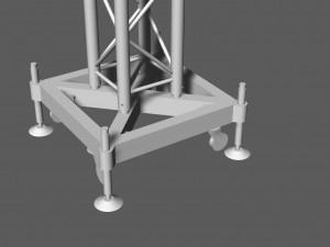 prolyte arc roof 6x4m Model 3D