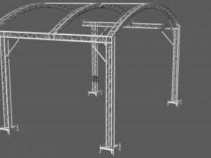 prolyte arc roof 8x6m Modelo 3D