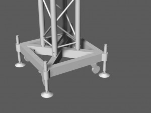prolyte arc roof 8x6m Modelo 3D