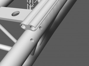 prolyte arc roof 8x6m Modelo 3D