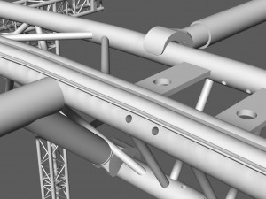 prolyte arc roof 8x6m Modelo 3D