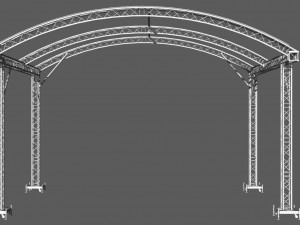 prolyte arc roof 8x6m Modelo 3D