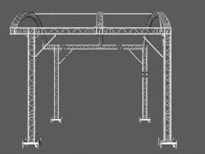 prolyte arc roof 8x6m Modelo 3D