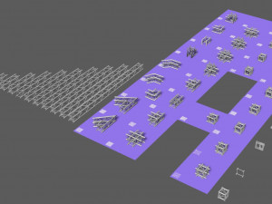 prolyte h30v square trusses 3D 模型