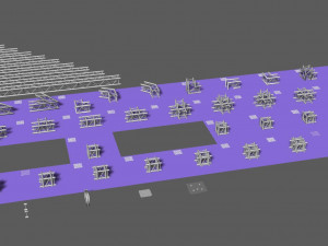 prolyte h30v square trusses 3D 模型