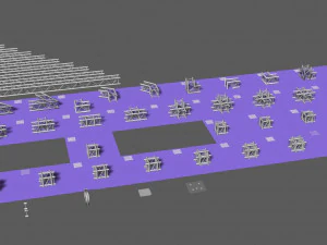 prolyte h30v square trusses 3D Model