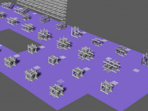 prolyte h30v square trusses 3D 模型