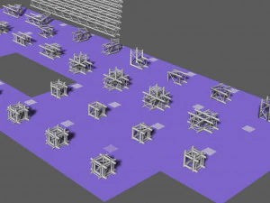 prolyte h30v square trusses 3D Model