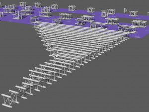 prolyte h30v square trusses 3D 模型