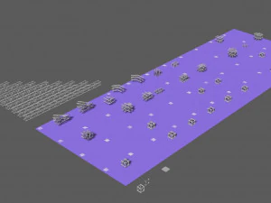 prolyte e20v square trusses 3D Model