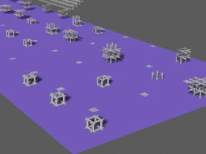 prolyte e20v square trusses 3D Model