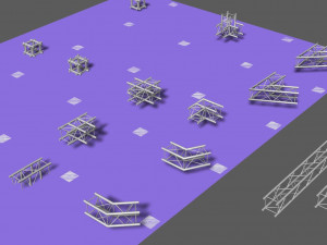 prolyte e20v square trusses Model 3D