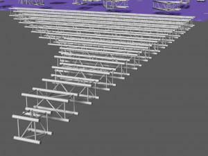 prolyte e20v square trusses 3D Model