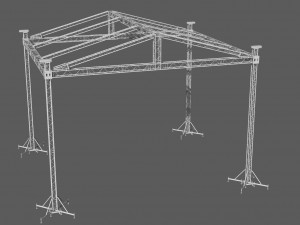 prolyte mpt 12x10 roof system 3D 모델