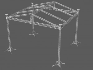 prolyte mpt 12x10 roof system 3D Model