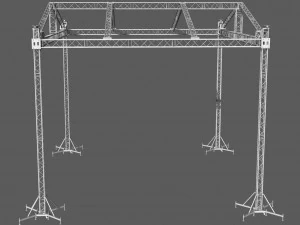 prolyte mpt 12x10 roof system 3D Model