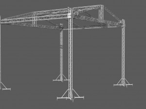 prolyte mpt 12x10 roof system Modelo 3D