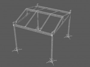 prolyte mpt 12x10 roof system Modelo 3D