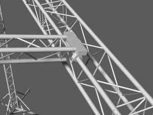 prolyte mpt 12x10 roof system Modelo 3D